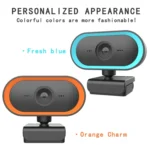C11 2K Picture Quality HD Without Distortion 360 Degrees Rotate Built-in Microphone Sound Clear Webcams with Tripod - Image 5