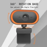C11 2K Picture Quality HD Without Distortion 360 Degrees Rotate Built-in Microphone Sound Clear Webcams with Tripod - Image 7