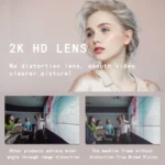 C11 2K Picture Quality HD Without Distortion 360 Degrees Rotate Built-in Microphone Sound Clear Webcams with Tripod - Image 8