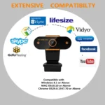312 1080P HD USB 2.0 PC Desktop Camera Webcam with Mic, Cable Length: about 1.3m - Image 13