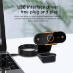 312 1080P HD USB 2.0 PC Desktop Camera Webcam with Mic, Cable Length: about 1.3m - Image 9