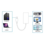 USB 3.0 to HDMI HD Converter Cable Adapter with Audio, Cable Length: 20cm - Image 5