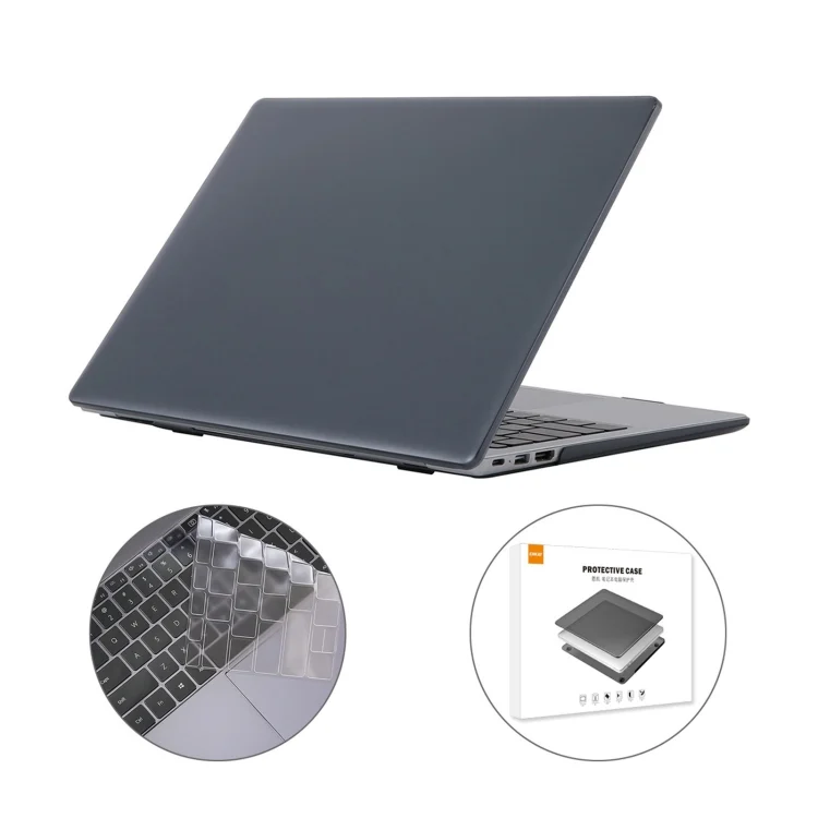 ENKAY for Huawei MateBook D 14 / Honor MagicBook 14 US Version 2 in 1 Crystal Protective Case with TPU Keyboard Film