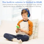 KID101 Portable Cute Children Learning Wired Headphone - Image 2