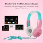KID101 Portable Cute Children Learning Wired Headphone - Image 3