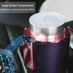 2-in-1 Smart Car Cup Cooler Outdoor Travel Heater Portable Auto Mini Refrigerator 12V Cooling Heating Cup and Drink Holder - Image 4