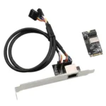 RTL8111H 1000M M.2 (B-KeyM-Key) to PCI-E Gigabit Ethernet Network Card - Image 2