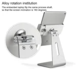 AP-7S 7-13 inch Universal Tablet PC Aluminum Alloy 360 Rotation Desktop Stand - Image 4