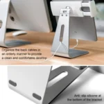 AP-7S 7-13 inch Universal Tablet PC Aluminum Alloy 360 Rotation Desktop Stand - Image 5