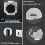 AP-2S Aluminum Alloy Laptop Stand 360 Degrees Rotating Radiator - Image 6