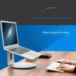 AP-2S Aluminum Alloy Laptop Stand 360 Degrees Rotating Radiator - Image 7