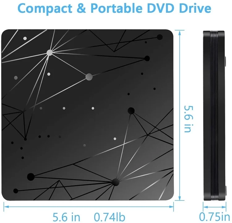 SYA0016603_5.webp External USB 3.0 Portable DVD RW Reader Optical Drive Reader - Image 6