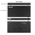 1 x 8 4K x 2K 3840*2160/30HZ HDMI Splitter - Image 4