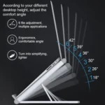 JP-2 Universal Aluminum Alloy Folding Laptop Stand - Image 6