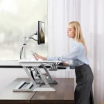 OA-3S Height Adjustable Aluminum Alloy LCD Monitor Stand - Image 3
