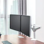 OA-4S Aluminum Double Arm Desktop Display Table Monitor Mount Stand - Image 2