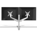 OA-4S Aluminum Double Arm Desktop Display Table Monitor Mount Stand - Image 3