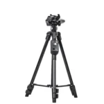 YUNTENG 6208 Aluminum Tripod Mount with Bluetooth Remote Control & 3-Way Head & Phone Clamp - Image 2