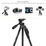 YUNTENG VCT-6808 Multi-Phone Bracket Tripod Mount with Ball Head and Remote Control - Image 2