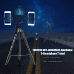 YUNTENG VCT-6808 Multi-Phone Bracket Tripod Mount with Ball Head and Remote Control - Image 6