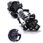 YUNTENG VCT-288 Tripod Mount Monopod with Fluid Drag Head - Image 5