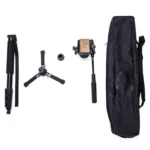 YUNTENG VCT-288 Tripod Mount Monopod with Fluid Drag Head - Image 9