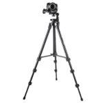 YUNTENG VCT-521 Aluminum Alloy Tripod Mount with Three-Dimensional Tripod Head - Image 3