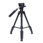 YUNTENG VCT-691 Aluminum Tripod Mount with Fluid Drag Head - Image 3