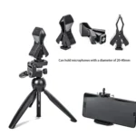 YUNTENG YT-2280 Multifunction Desk Mini Tripod Mount - Image 4