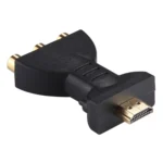 Gold-plated HDMI Male to 3 RCA Video Audio Adapter AV Component Converter for DVD Projector - Image 2