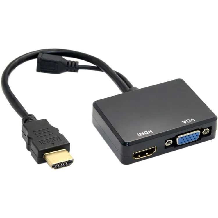 Multi-screen Display One-to-two HDMI to VGA Converter