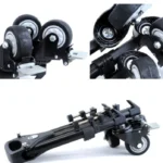 YUNTENG 901 Aluminium Alloy Camera Tripod Foot Wheel Pulley Base, Load 30KG - Image 5