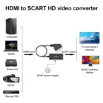 1080P HDMI to SCART Audio Video Converter - Image 5