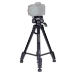 YUNTENG VCT-668 Aluminum Alloy Tripod Mount for 3 dimensional Damping Head