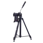YUNTENG 860 Aluminum Tripod Mount with Fluid Drag Damping Ballhead - Image 4