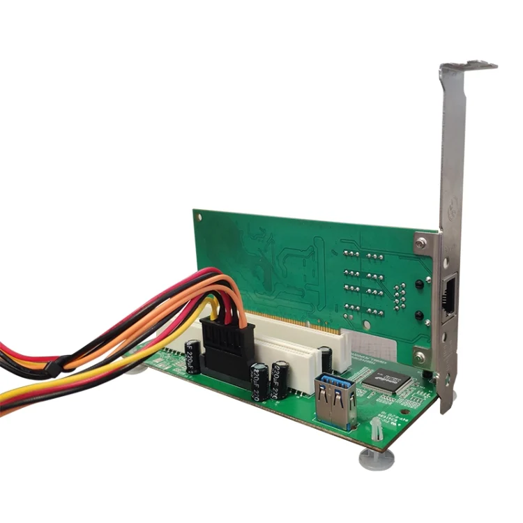 SYA0016949_3.webp PCIe to Dual PCI Slot Adapter Card USB 3.0 Expansion Card - Image 4
