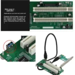 PCIe to Dual PCI Slot Adapter Card USB 3.0 Expansion Card - Image 6