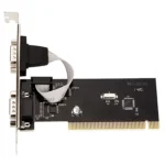 RS232 Serial Port TX382B 2 Port Pci to 9 Pin Com Riser Card Adapter with Tracking Number - Image 2