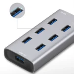 Multiport Metal Enclosure Docking Station HUB with 7 USB 3.0 Ports - Image 5