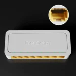8-Ports 100M RJ45 Mini Switch Home Plug-and-Play Bypass Unmanaged Network Splitter for Bedroom Network Monitoring - Image 3