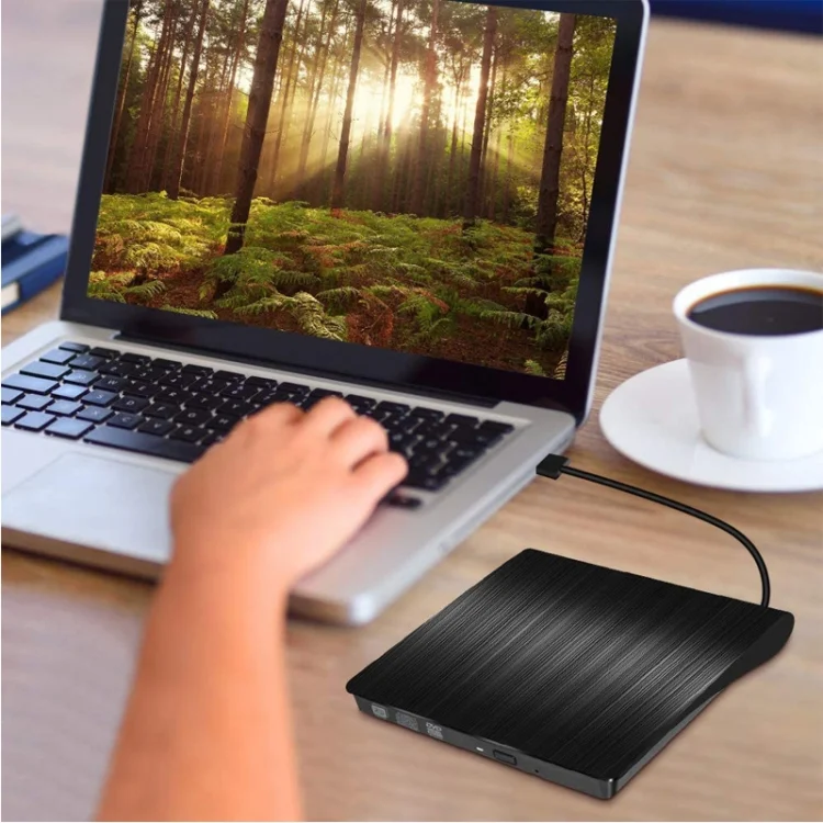 SYA0017341_4.webp USB 3.0 Brushed External CD / DVD-RW Optical Drive Player - Image 5
