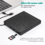 Multi-Functional External DVD Drive USB3.0 CD DVD +/-RW Burner with SD Slot - Image 5