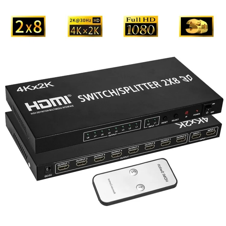 SYA0017474_2.webp HDMI 2-in-8 Full HD 4K x 2K Video Switch - Image 3