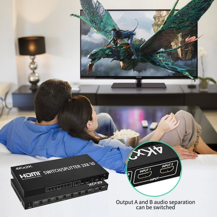 SYA0017474_6.webp HDMI 2-in-8 Full HD 4K x 2K Video Switch - Image 7