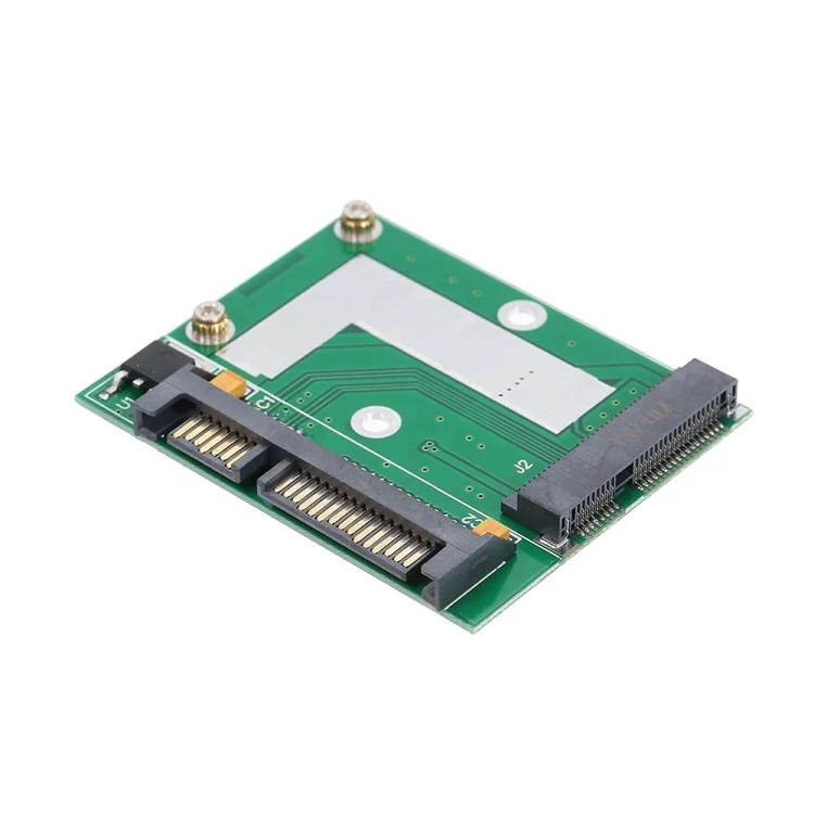 SYA0017476_3.webp Half-Height mSATA Mini PCI-e SSD to 2.5in SATA3 Converter Adapter Card - Image 4