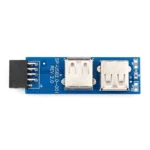 9 Pin PC Motherboard to 2 x USB 2.0 Female Converter for Dongle, Wireless Mouse Receiver - Image 2