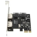 SATA PCI-E to ESATA Riser Card + SATA 3.0 6G PCIe to SATA Expansion Card - Image 2