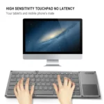 B066S Multi-function Ultra-thin Mini Wireless Three Fold Bluetooth Keyboard - Image 5