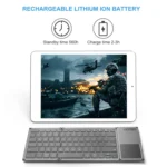 B066S Multi-function Ultra-thin Mini Wireless Three Fold Bluetooth Keyboard - Image 6