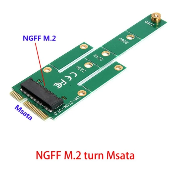 SYA0017568_4.webp 6.0Gb/s M.2 NGFF to MSATA Card Converter - Image 5